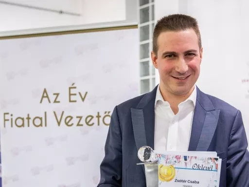Zsótér Csaba lett az Év Fiatal vezetője