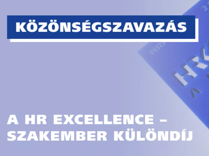Közönségszavazás a 2025-ös HRKOMM Award-on – HR Excellence Szakember Különdíjért
